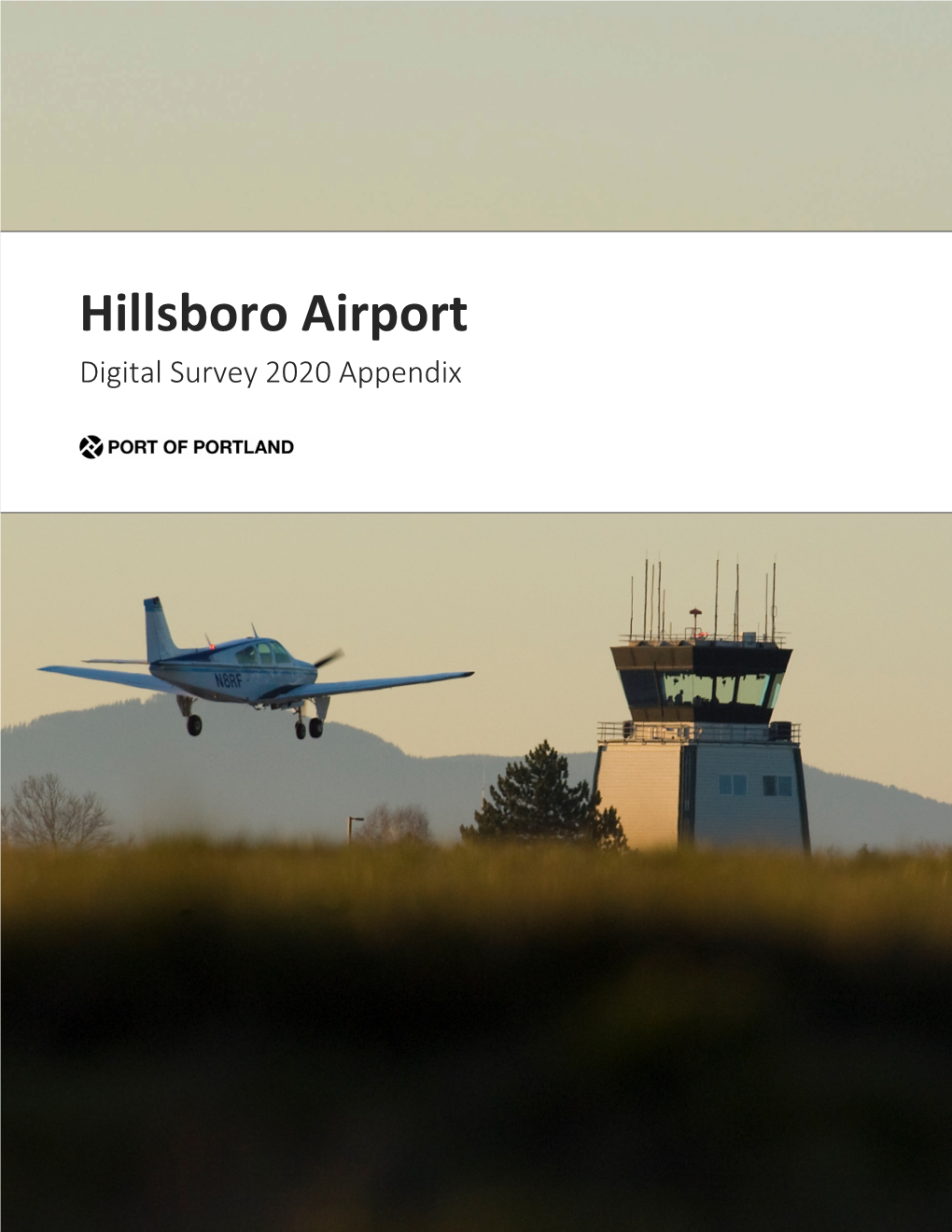 Hillsboro Airport Digital Survey 2020 Appendix