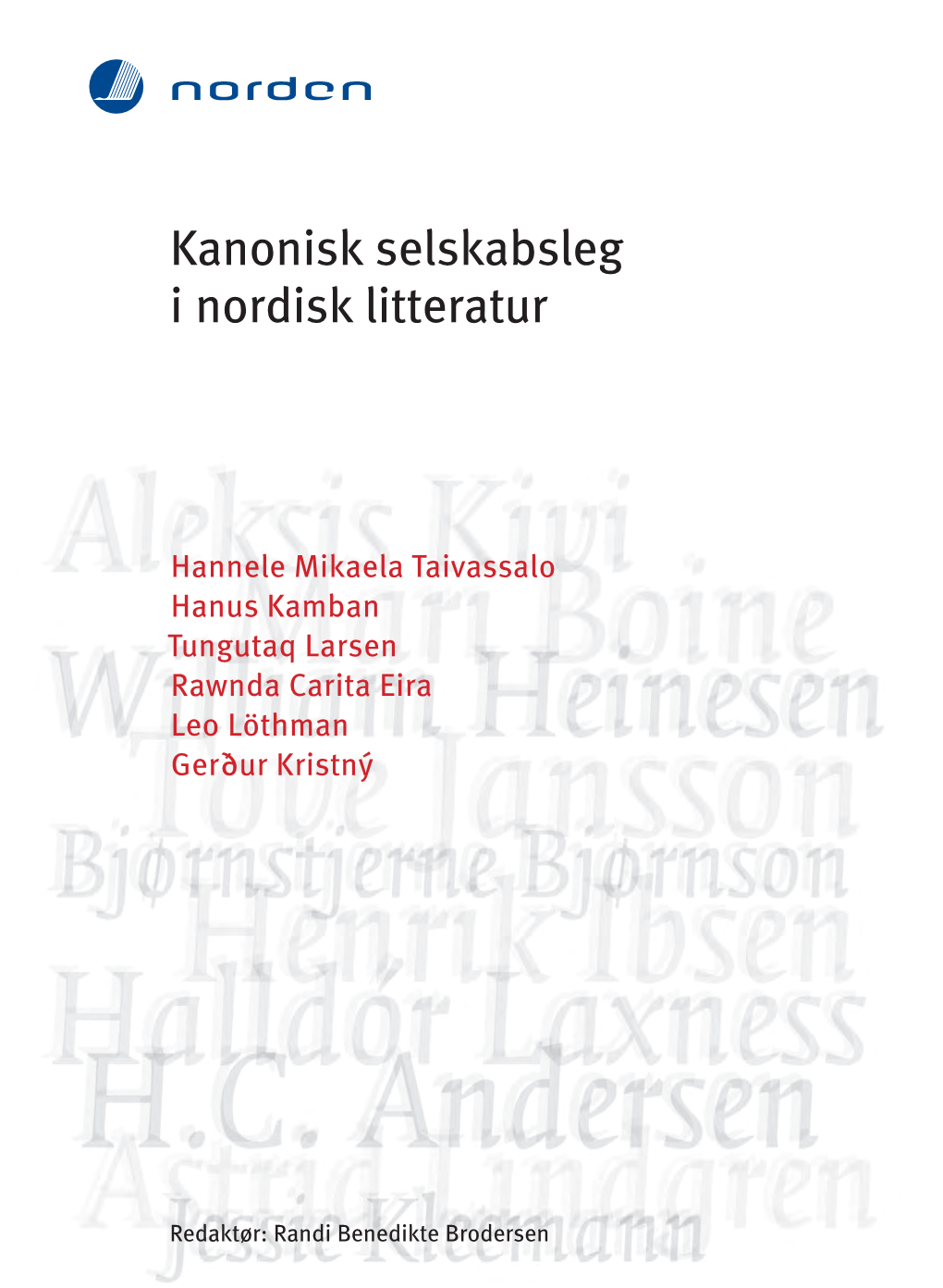 Kanonisk Selskabsleg I Nordisk Litteratur