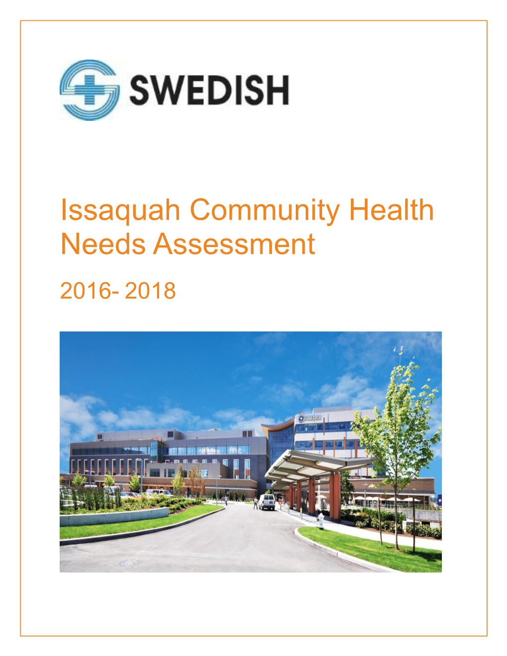 Issaquah Community Health Needs Assessment