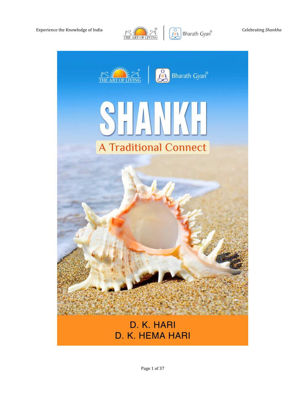 Experience the Knowledge of India Celebrating Shankha Page 1 of 37