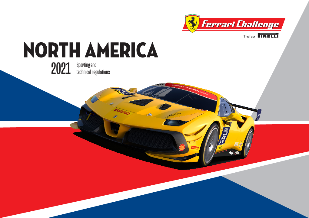 Ferrari Challenge North America Technical Regulations