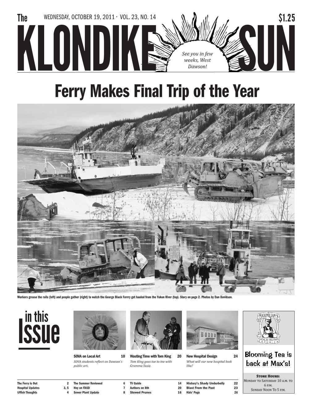 November 2, 2011 the Klondike Sun