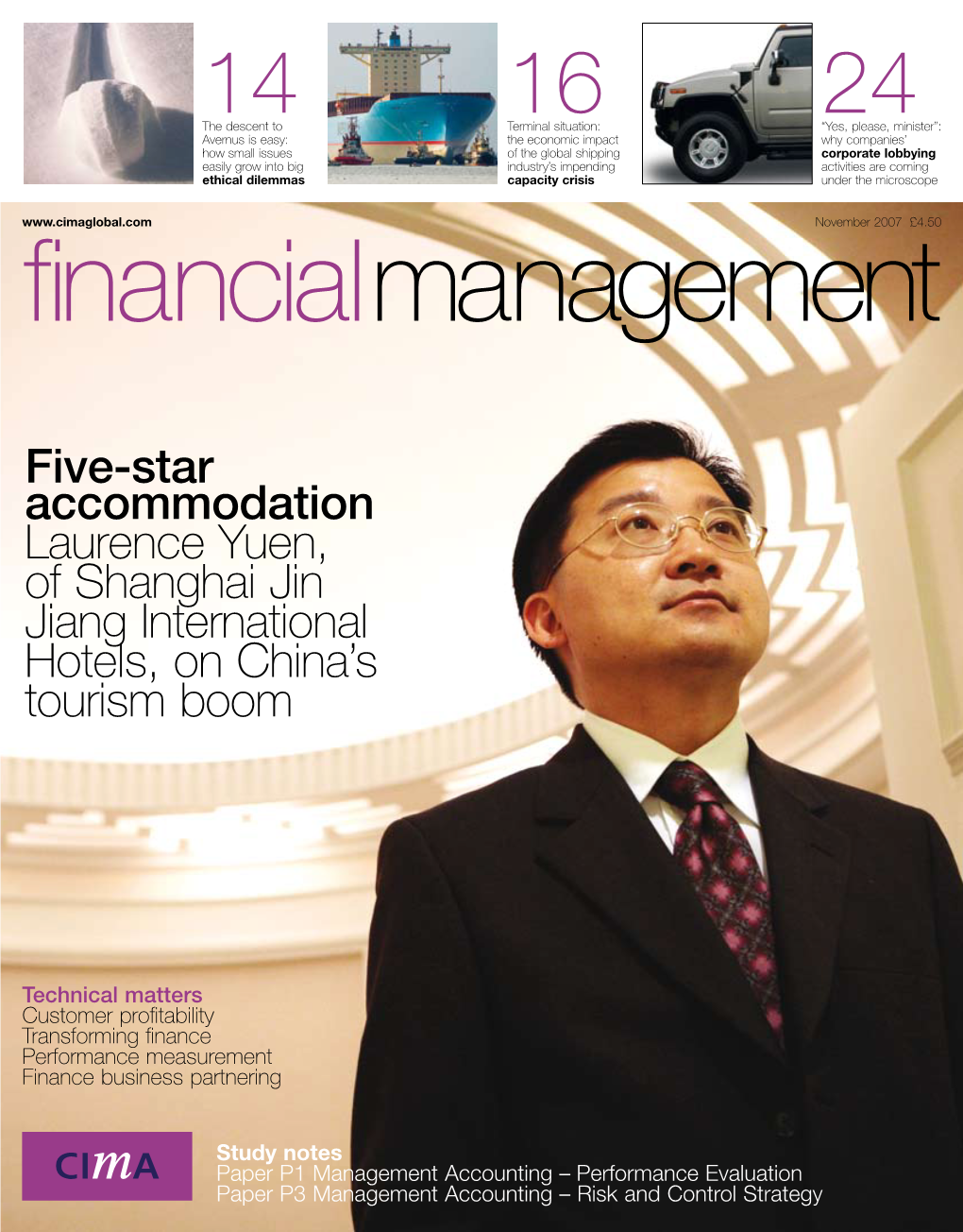 Five-Star Accommodation Laurence Yuen, of Shanghai Jin Jiang International Hotels, on China’S Tourism Boom