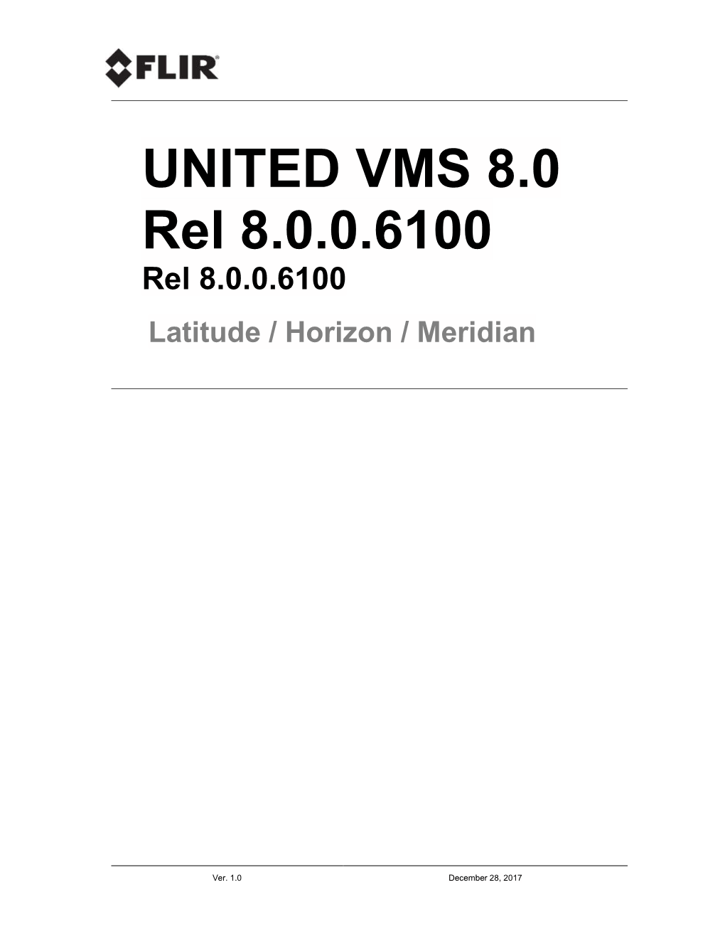 UNITED VMS 8.0 Rel 8.0.0.6100 2