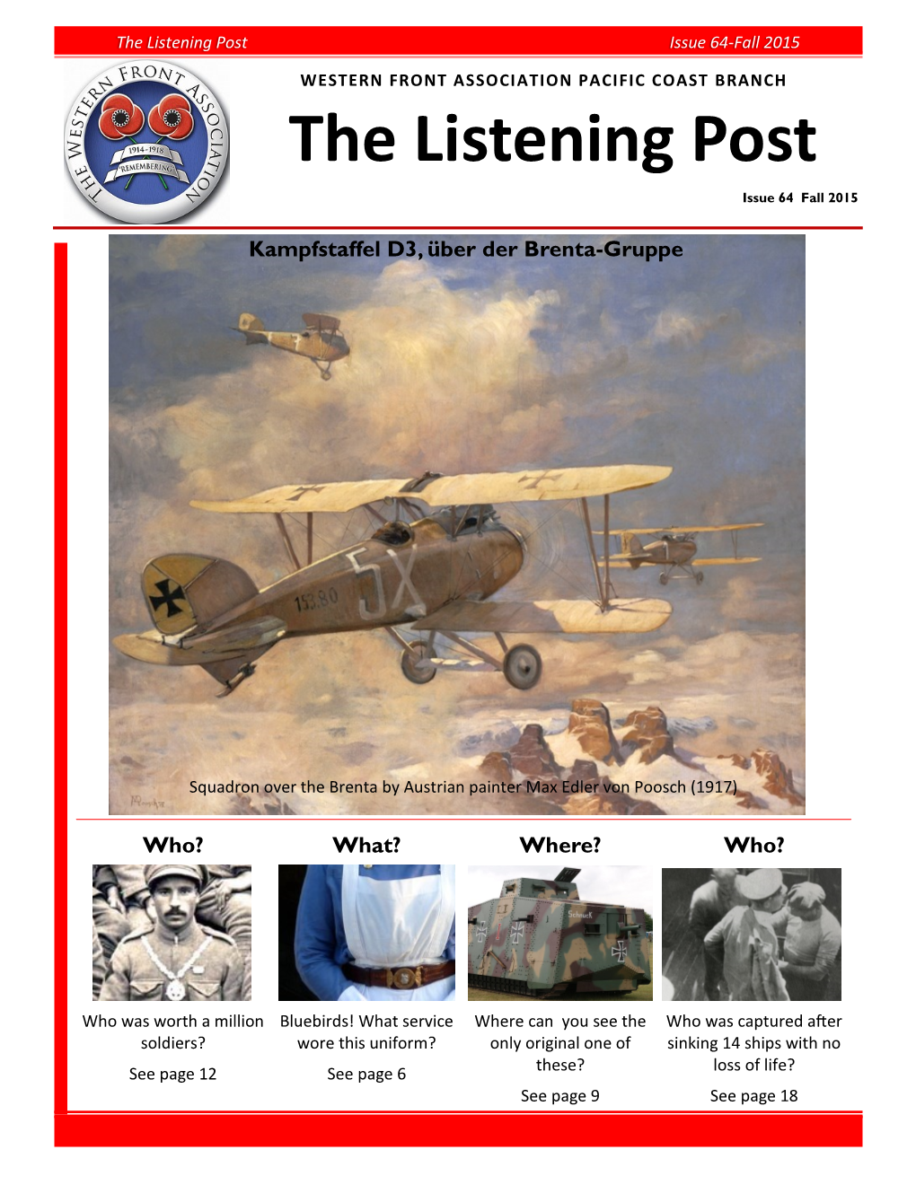 The Listening Post Issue 64-Fall 2015