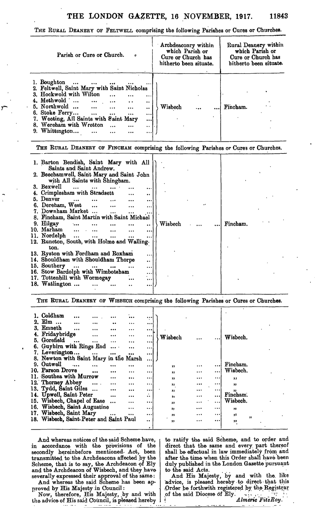 The London Gazette, 16 November, 1917. 11843