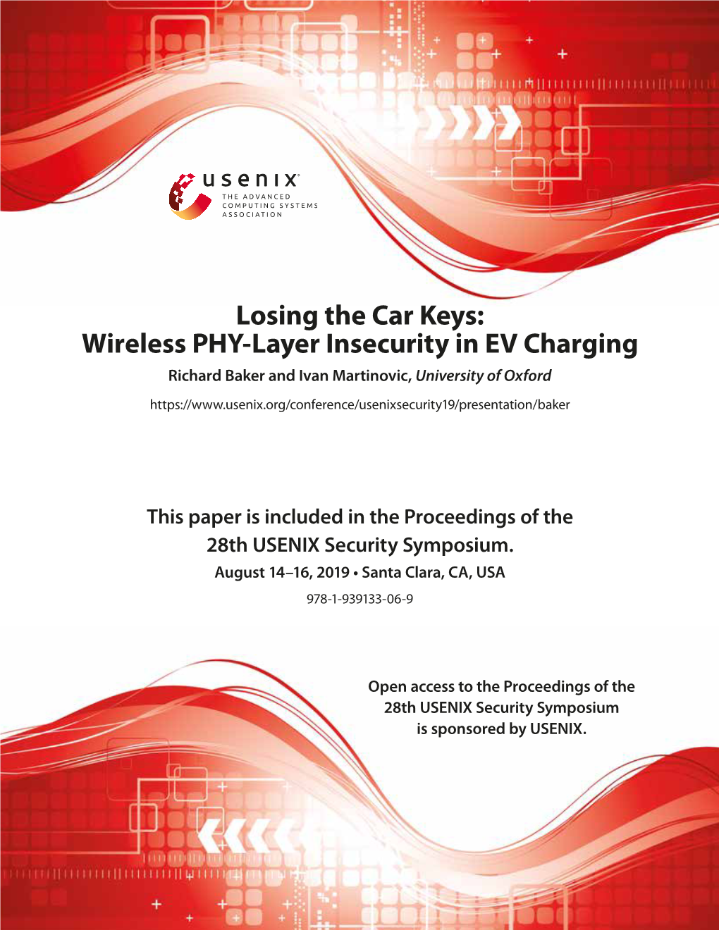 Losing the Car Keys: Wireless PHY-Layer Insecurity in EV Charging