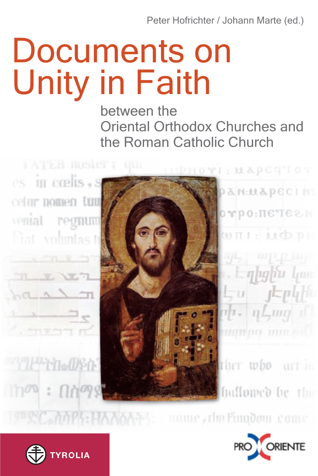 Documents on Unity in Faith