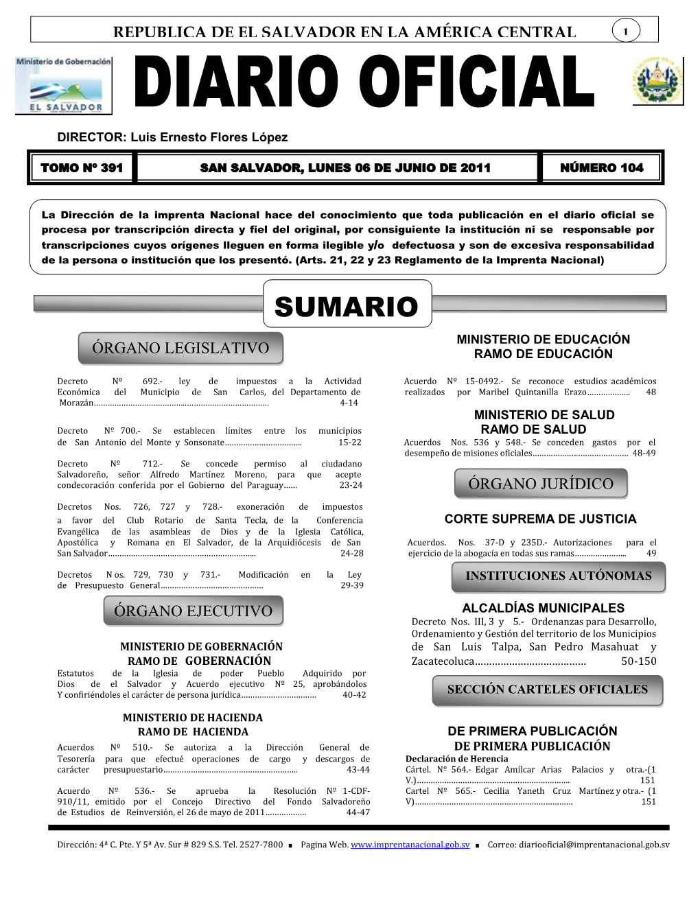 Ordenanza Reguladora Del Desarrollo, Ordenamiento Y Gestión Del Territorio Del Municipio De Zacatecoluca