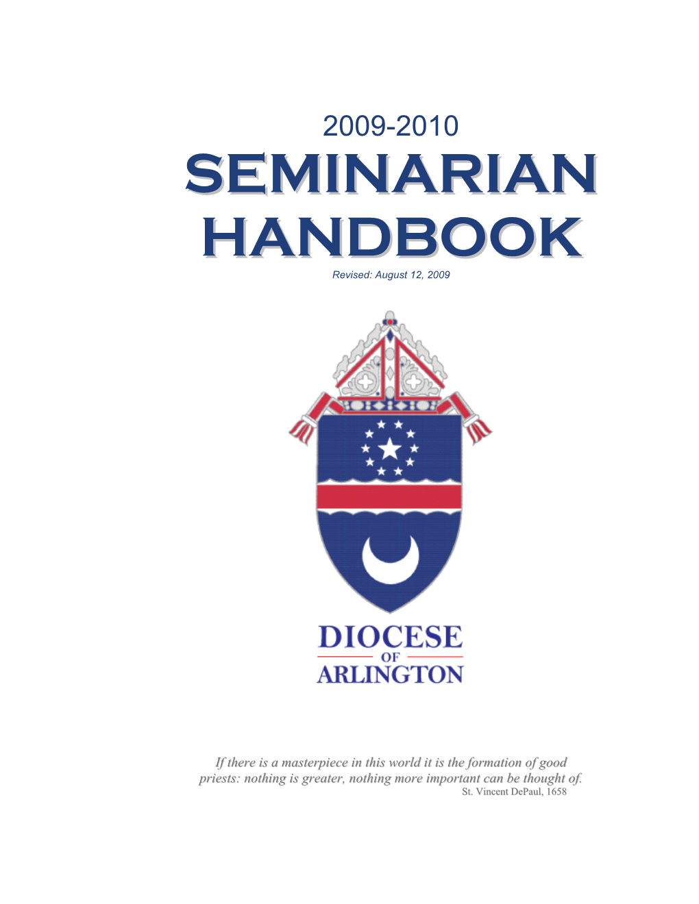 Handbook for Seminarians