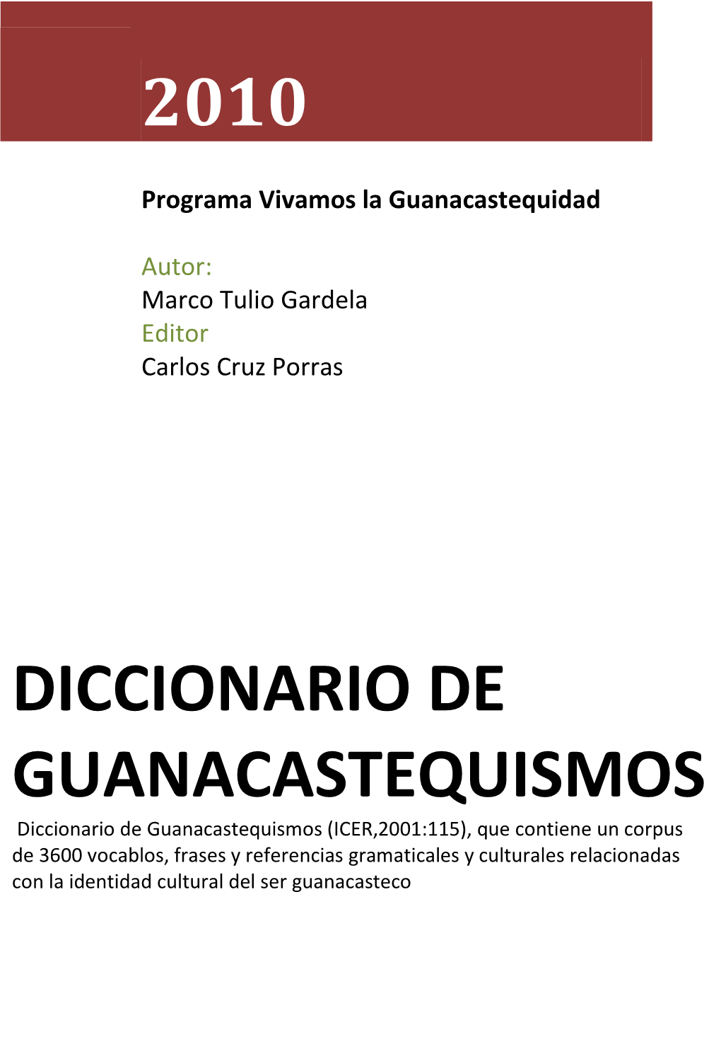Diccionario Guanacastequismos Copia.Pdf