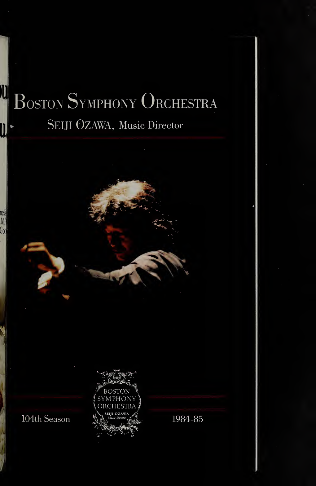 Boston Symphony Orchestra Concert Programs, Season 104, 1984-1985