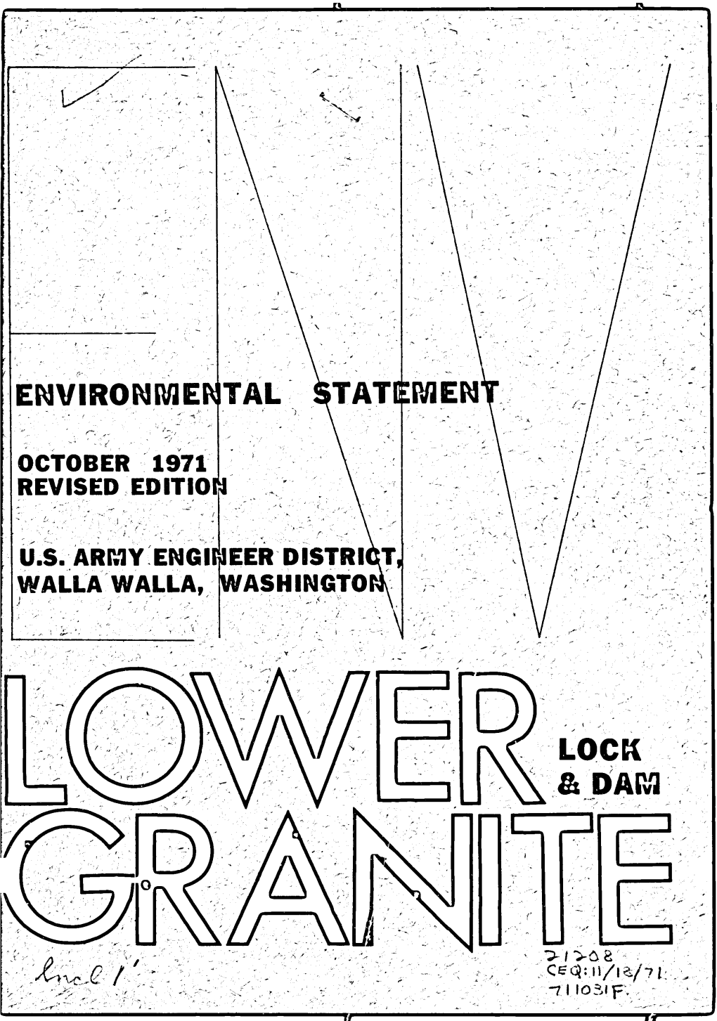 Lower Granite Lock and Dam, Snake River, Washington and Idaho