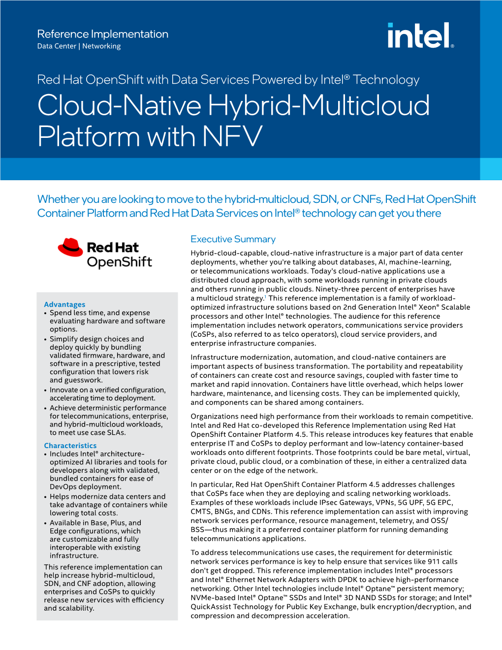Cloud-Native Hybrid-Multicloud with Network Functions Virtualization