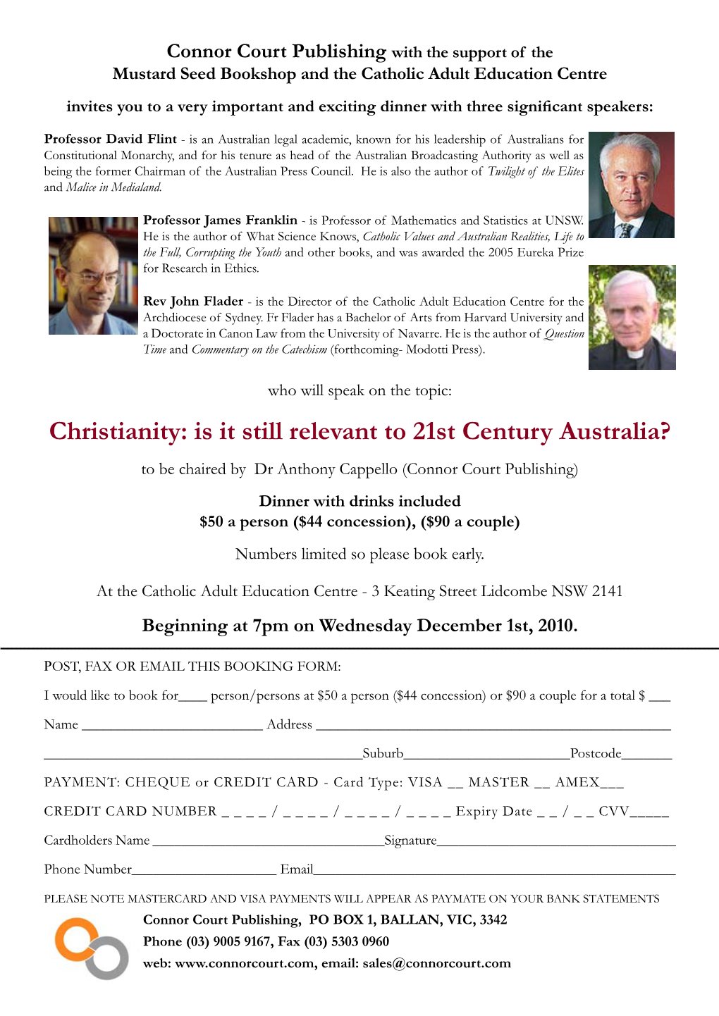 Christianity: Is It Still Relevant to 21St Century Australia?