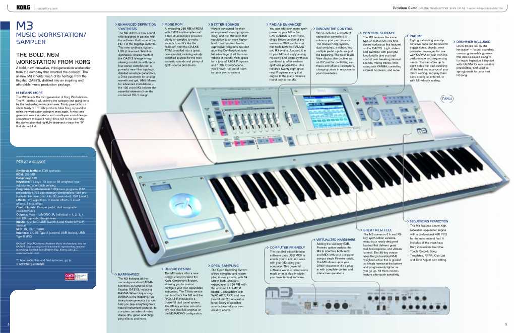 Music Workstation/ Sampler