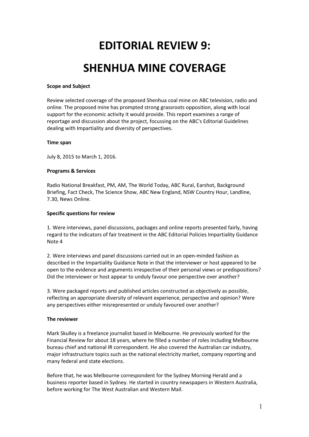 Shenhua Mine Coverage