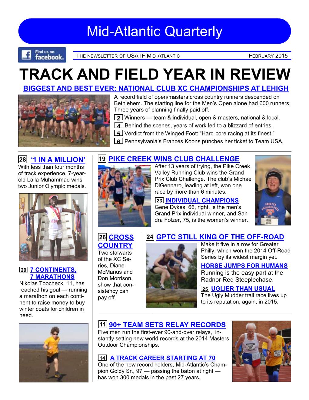 Track and Field Year in Review