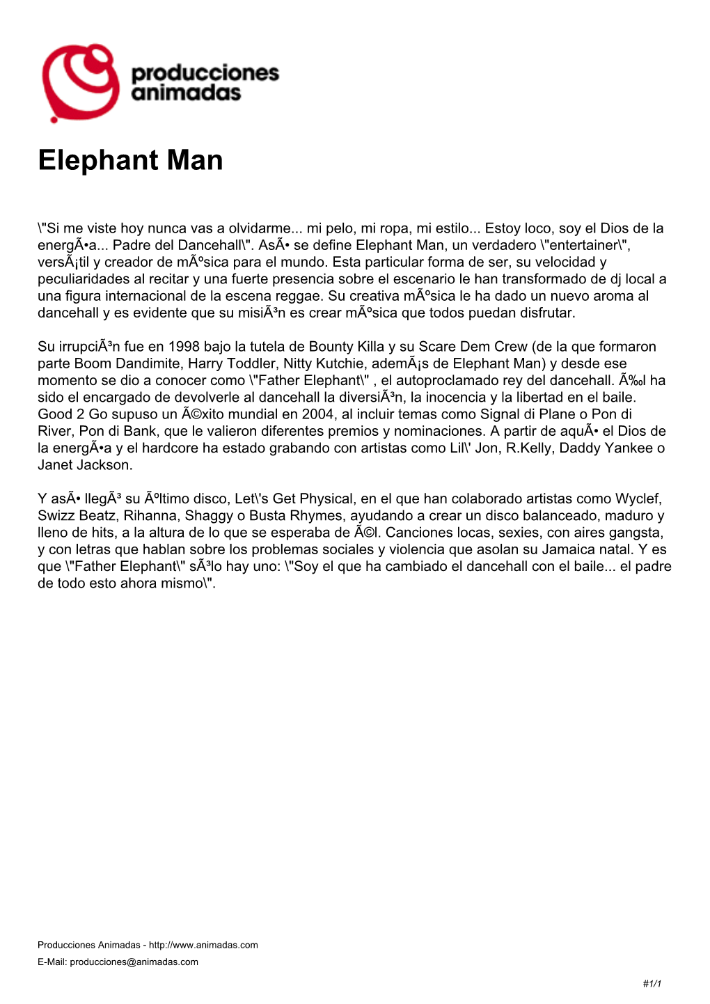 Elephant Man