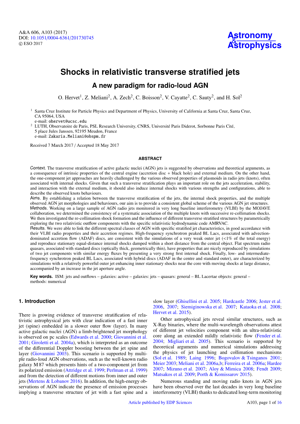 Shocks in Relativistic Transverse Stratified Jets