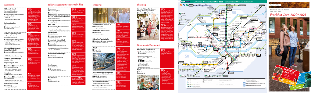 Frankfurt Card Broschüre 2020/2021