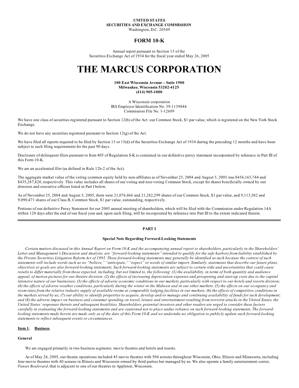 The Marcus Corporation