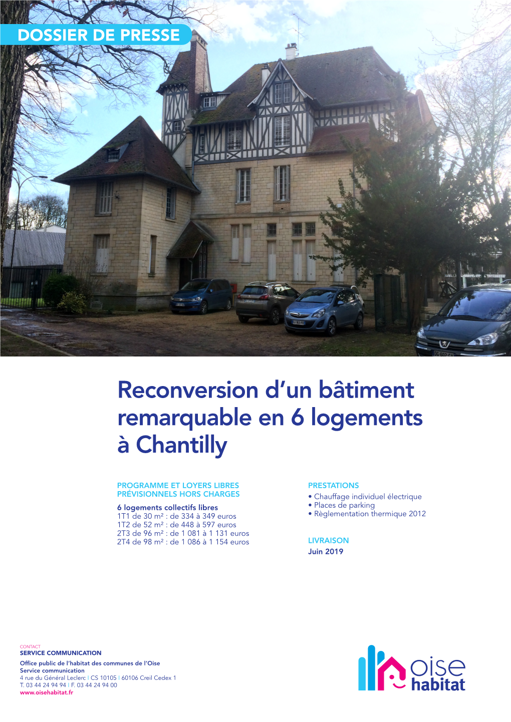 Reconversion D'un Bâtiment Remarquable En 6 Logements À Chantilly