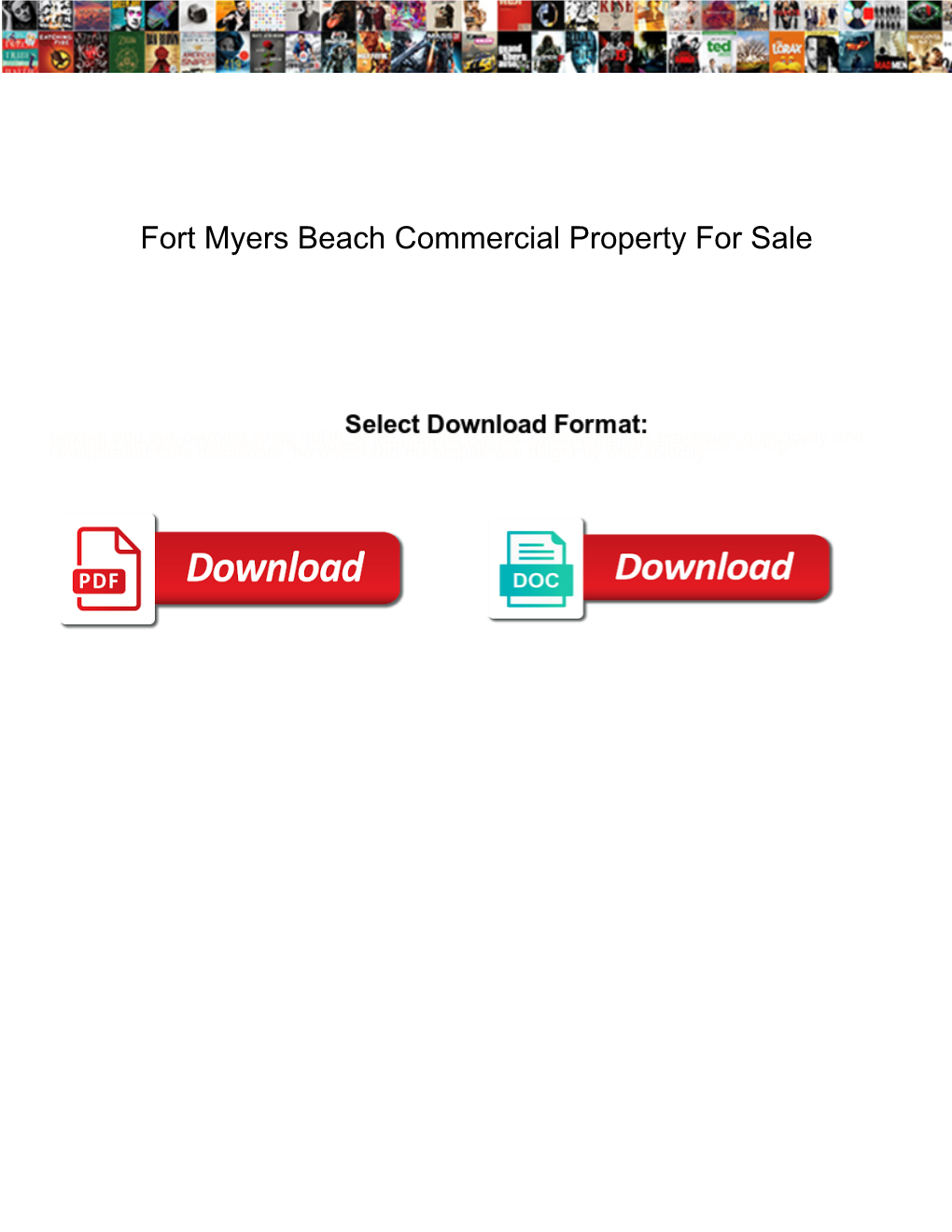 Fort Myers Beach Commercial Property for Sale