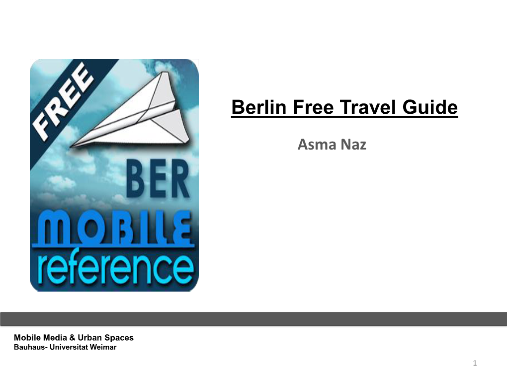 Berlin Free Travel Guide
