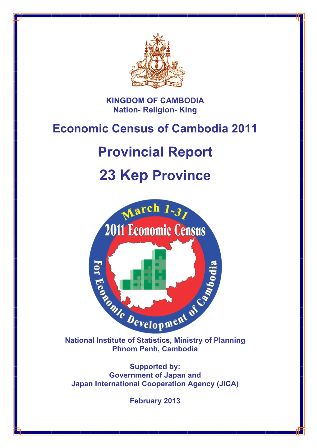 Provincial Report 23 Kep Province