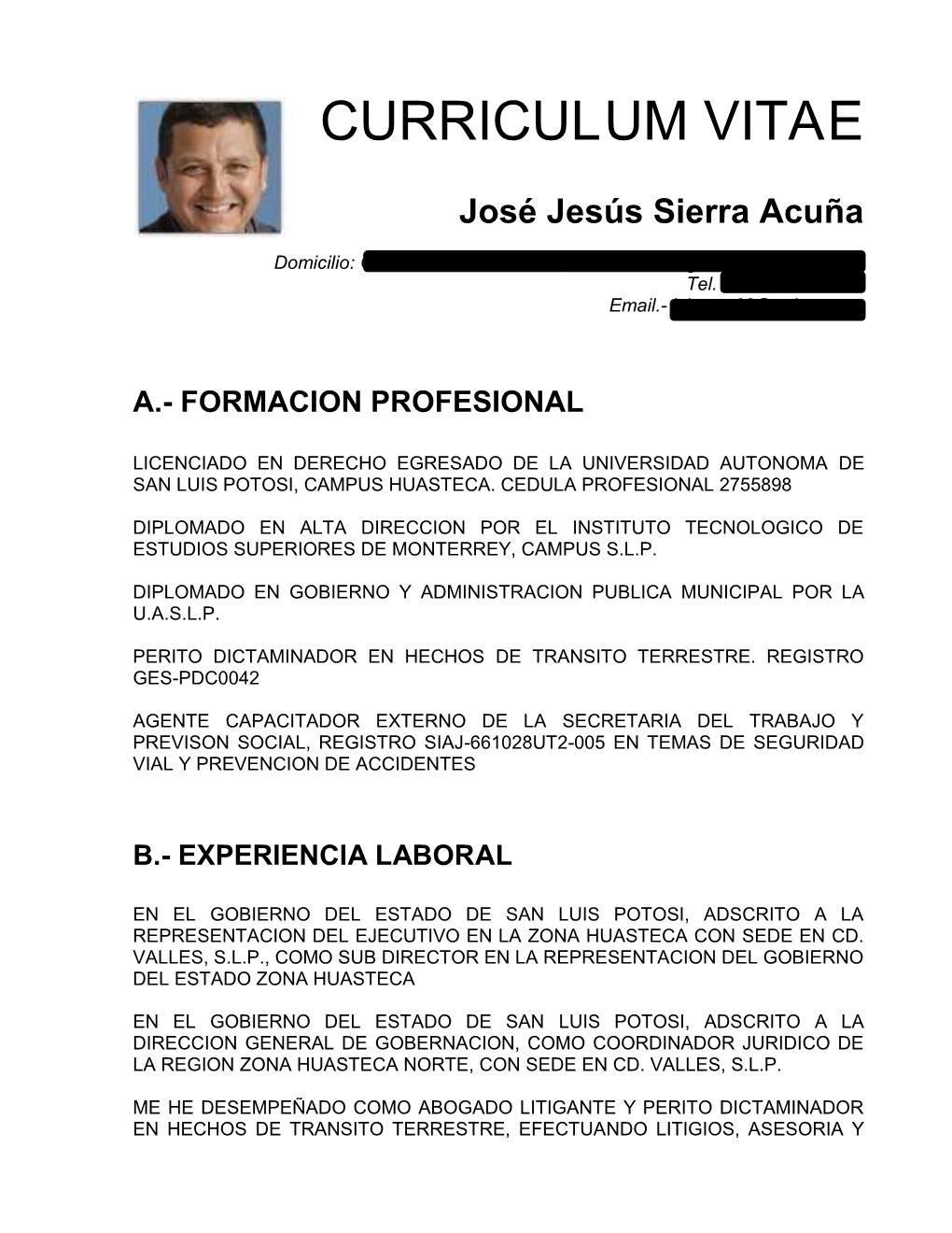 Curriculum Vitae