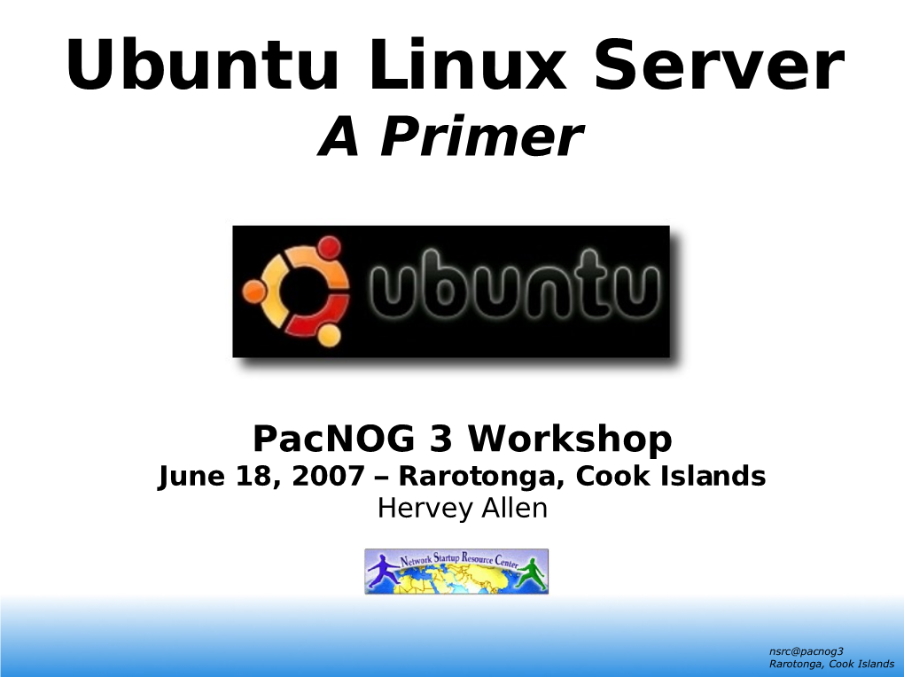 Ubuntu Linux Server a Primer
