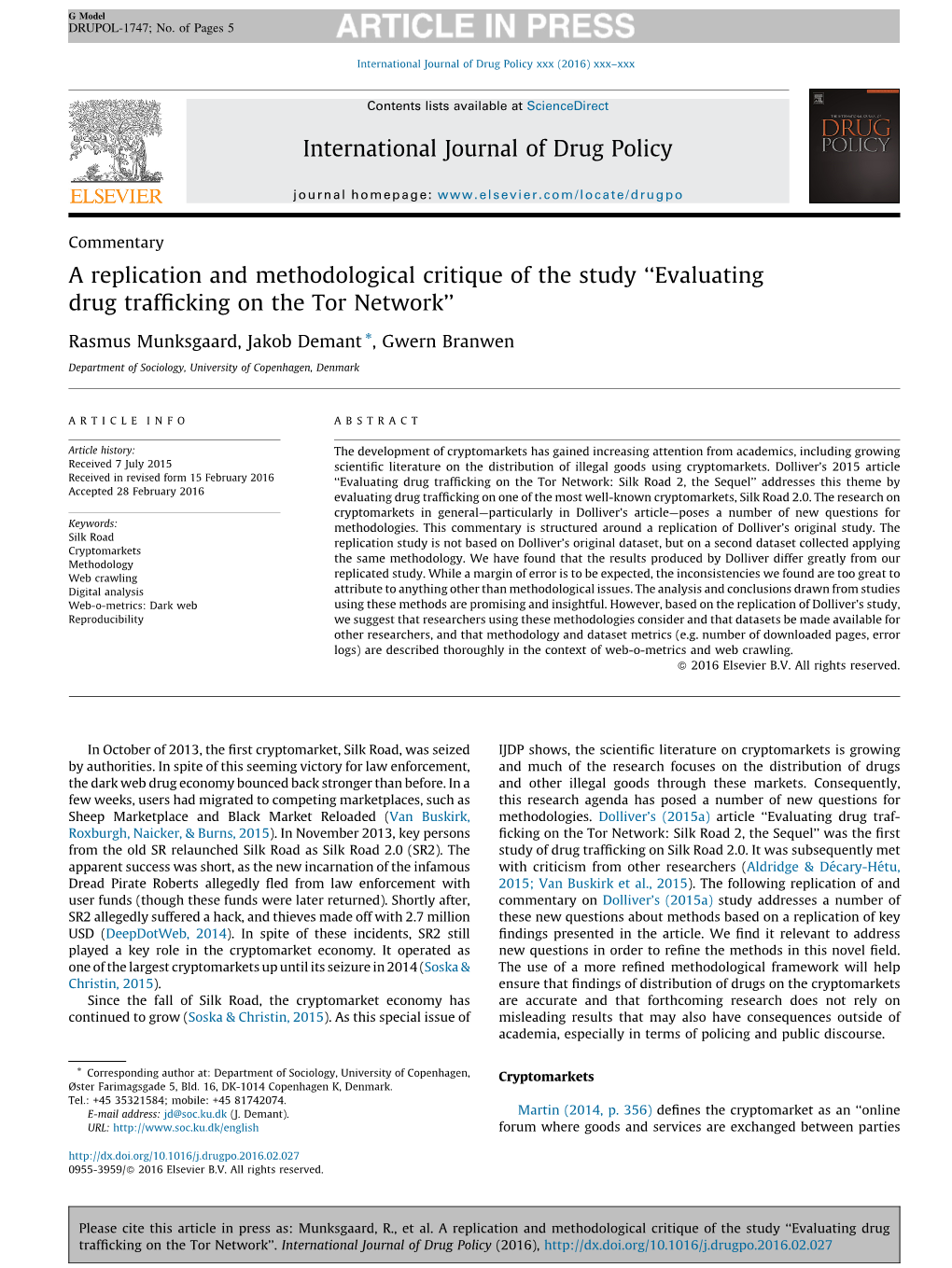 A Replication and Methodological Critique of the Study ‘‘Evaluating