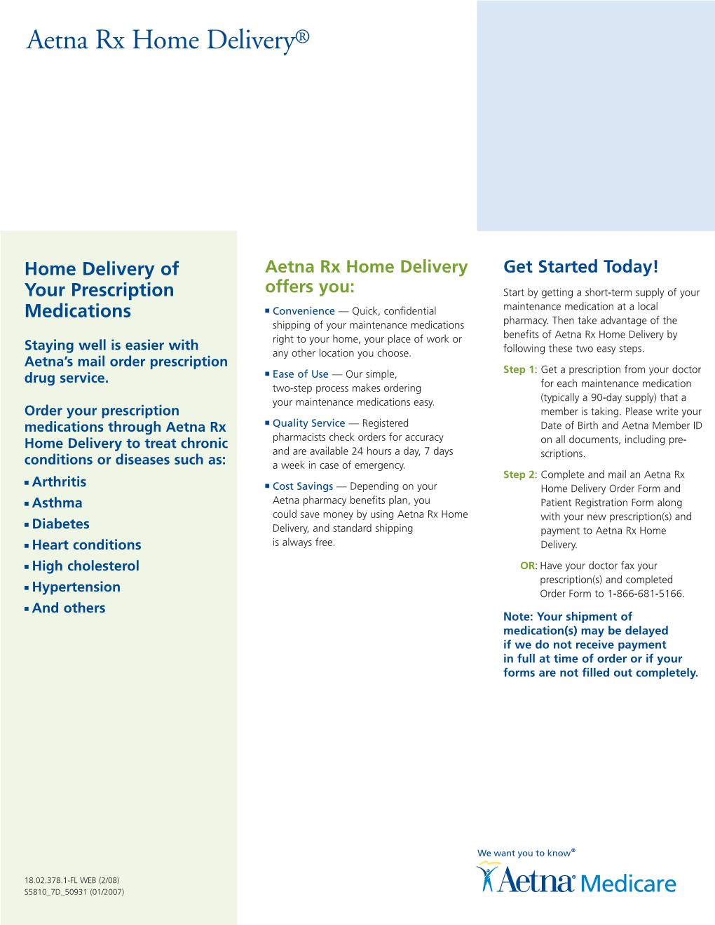 Aetna Rx Home Delivery®