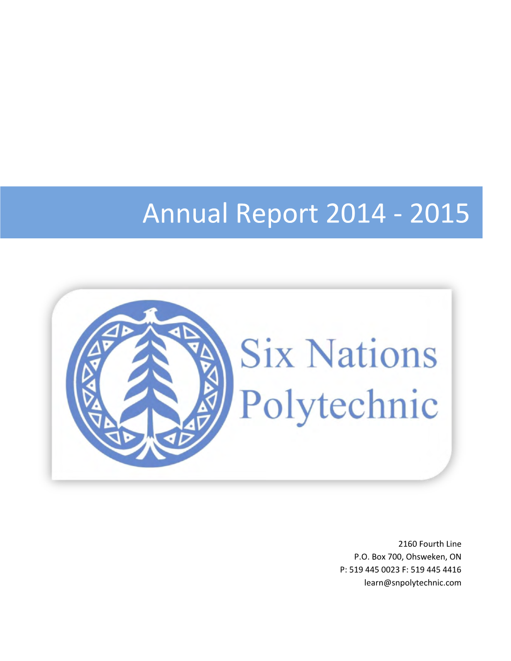 Annual Report 2014 - 2015