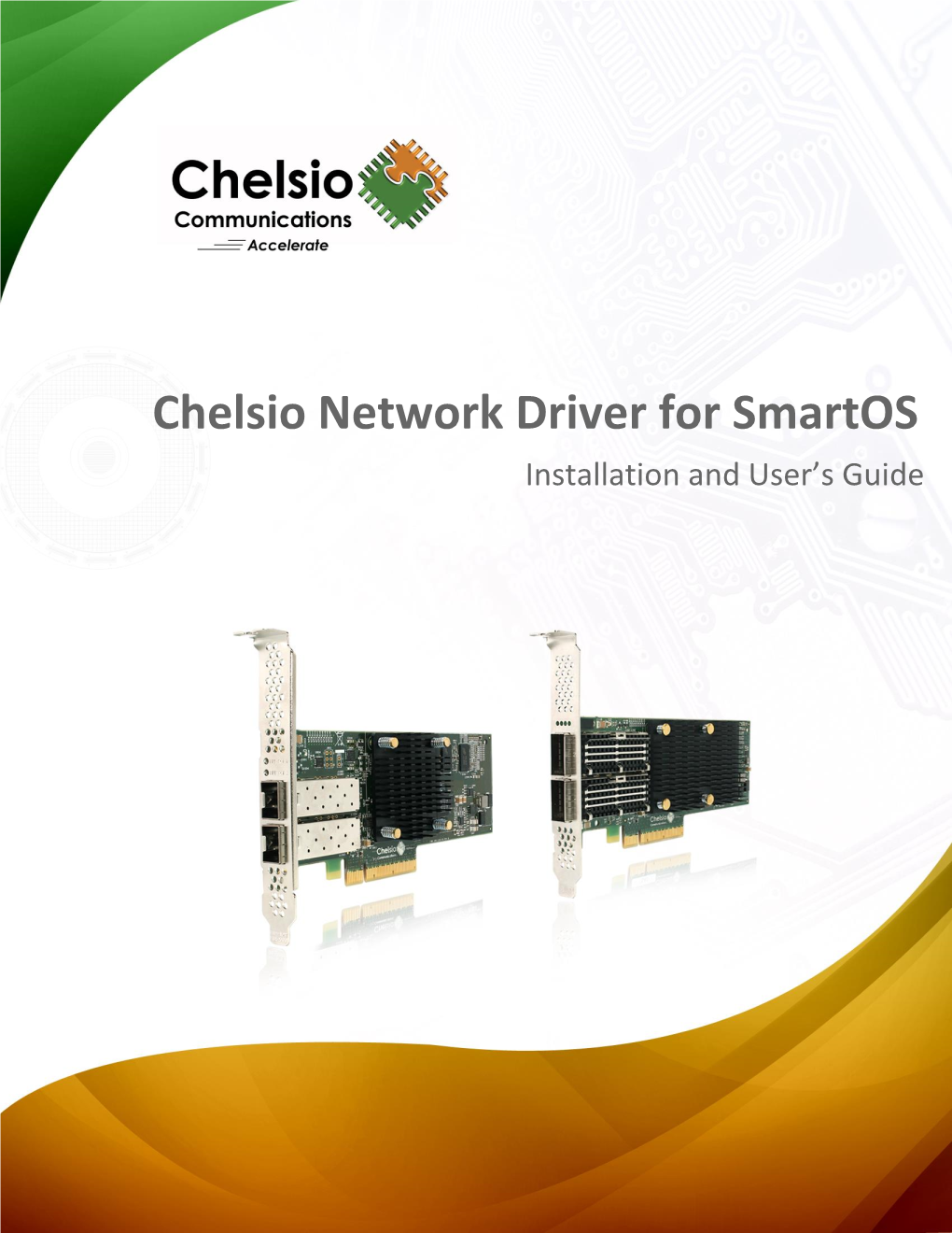Chelsio Network Driver for Smartos Installation and User’S Guide