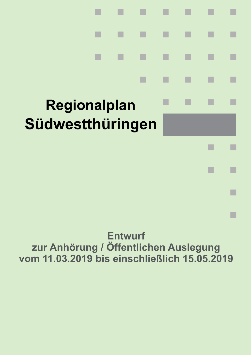 Regionalplan Südwestthüringen