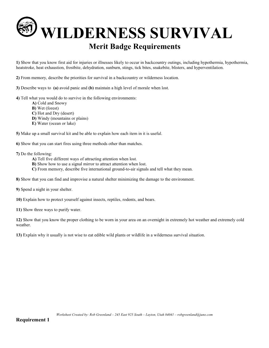 Merit Badge Requirements s2