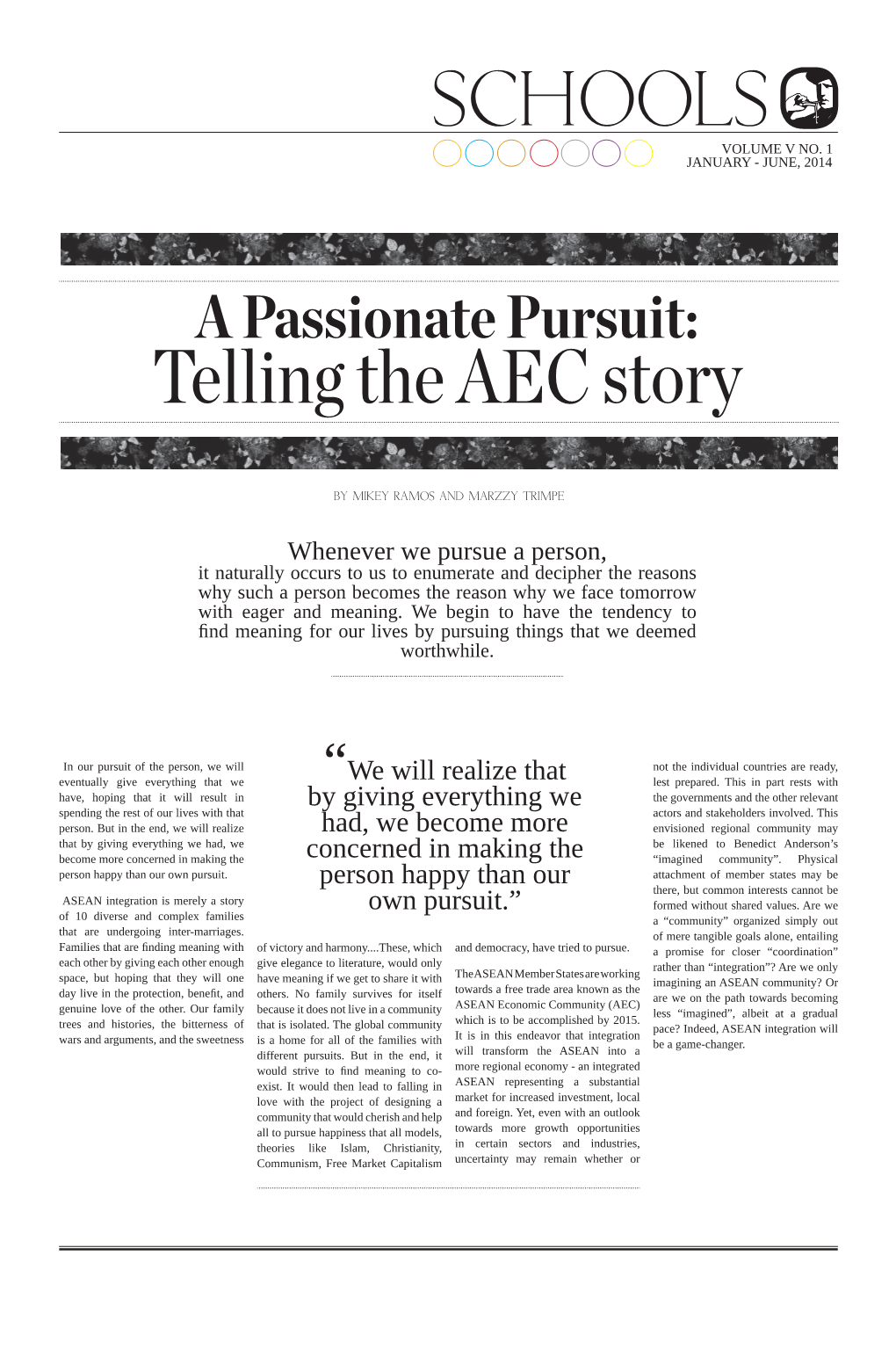 A Passionate Pursuit: Telling the AEC Story