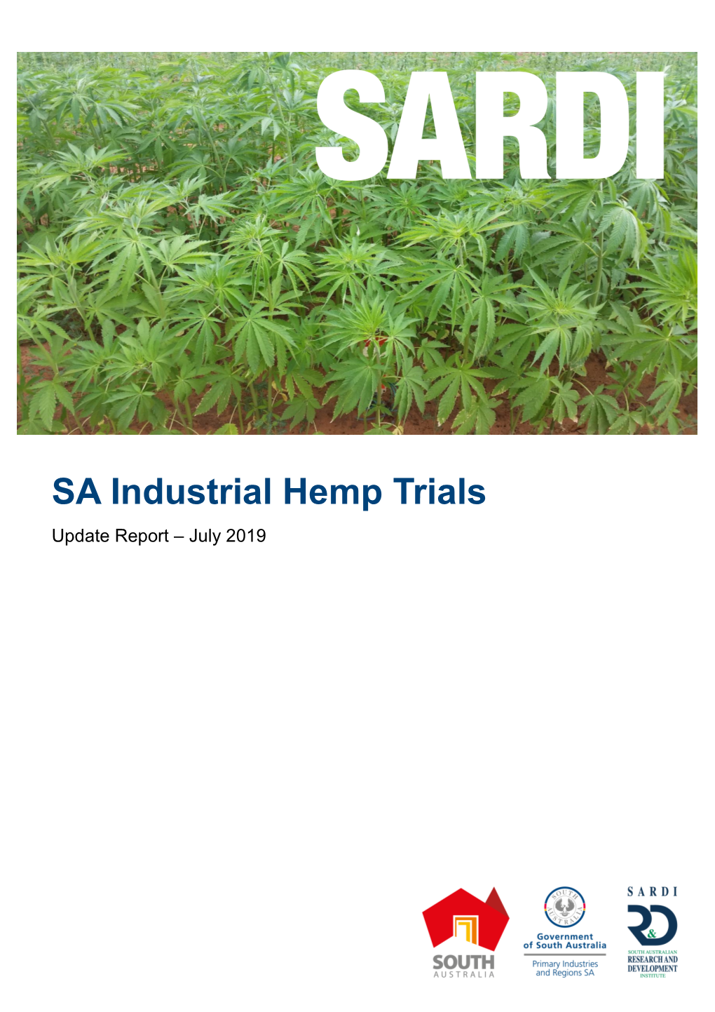 SA Industrial Hemp Trials Update Report – July 2019