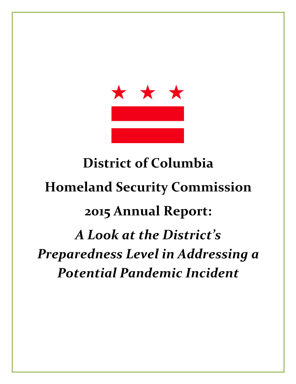 Homeland Security Commission