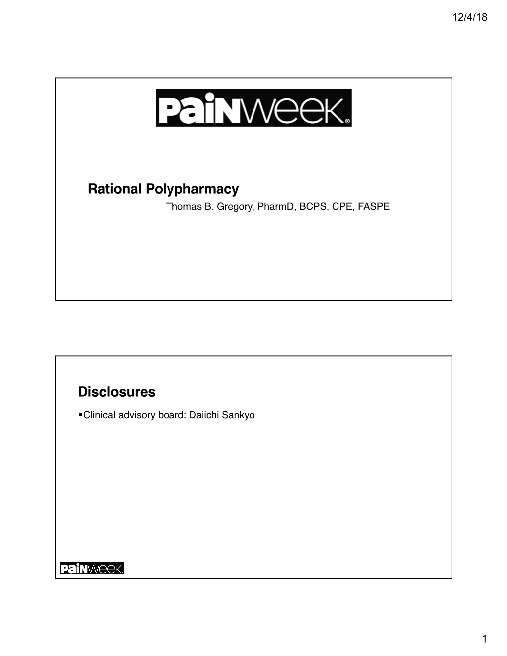 5 Rational Polypharmacy