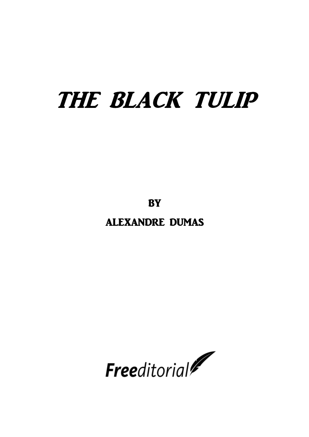 The Black Tulip