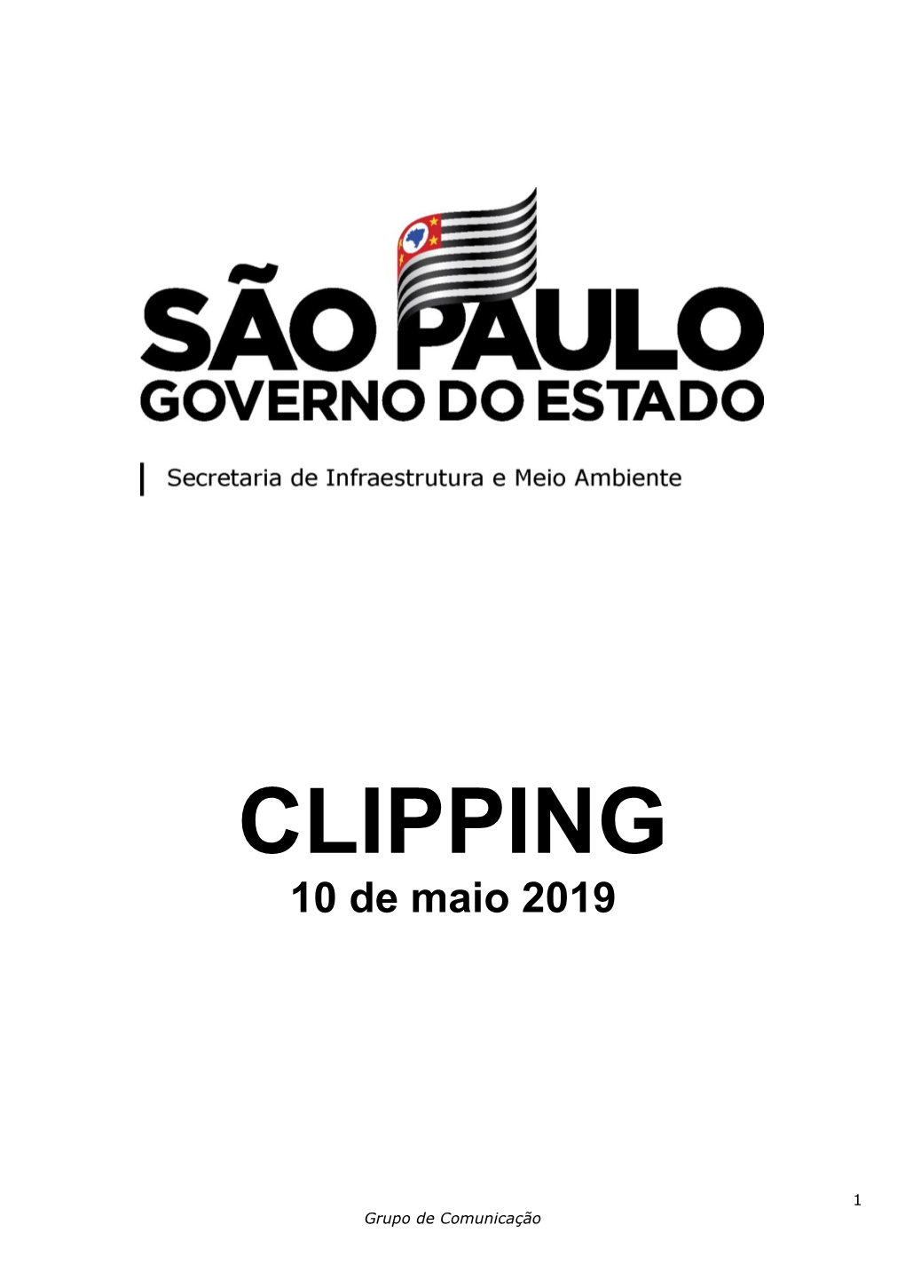 CLIPPING 10 De Maio 2019
