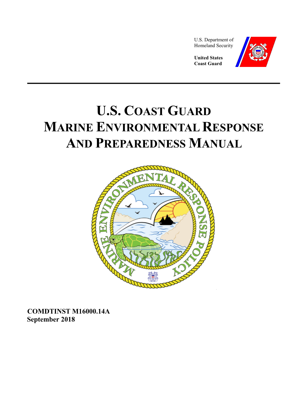 Us Coast Guard Marine Environmental Response and Preparedness Manual