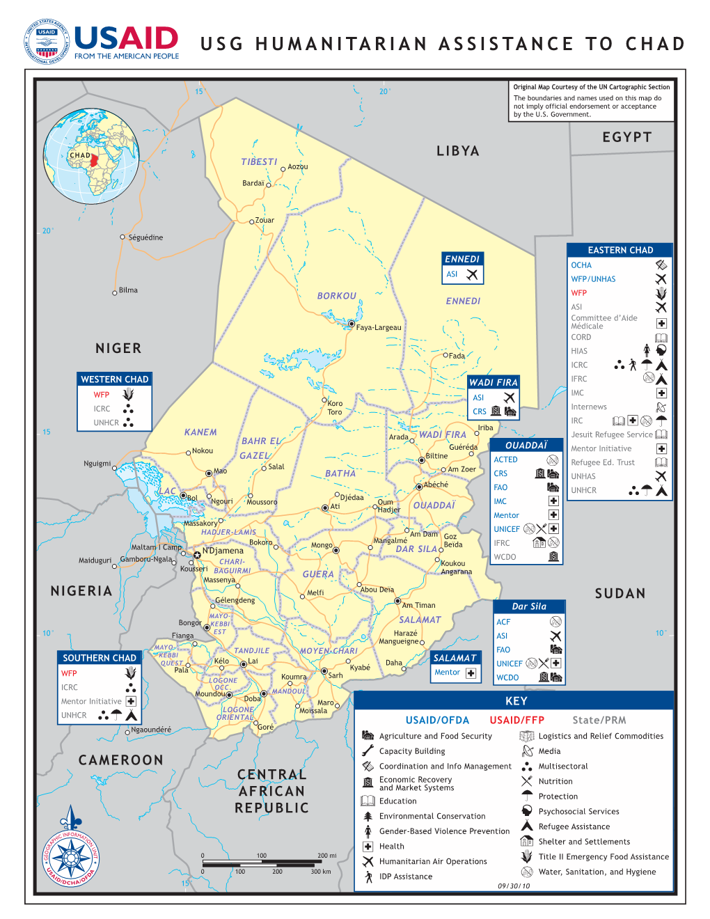 Usg Humanitarian Assistance to Chad