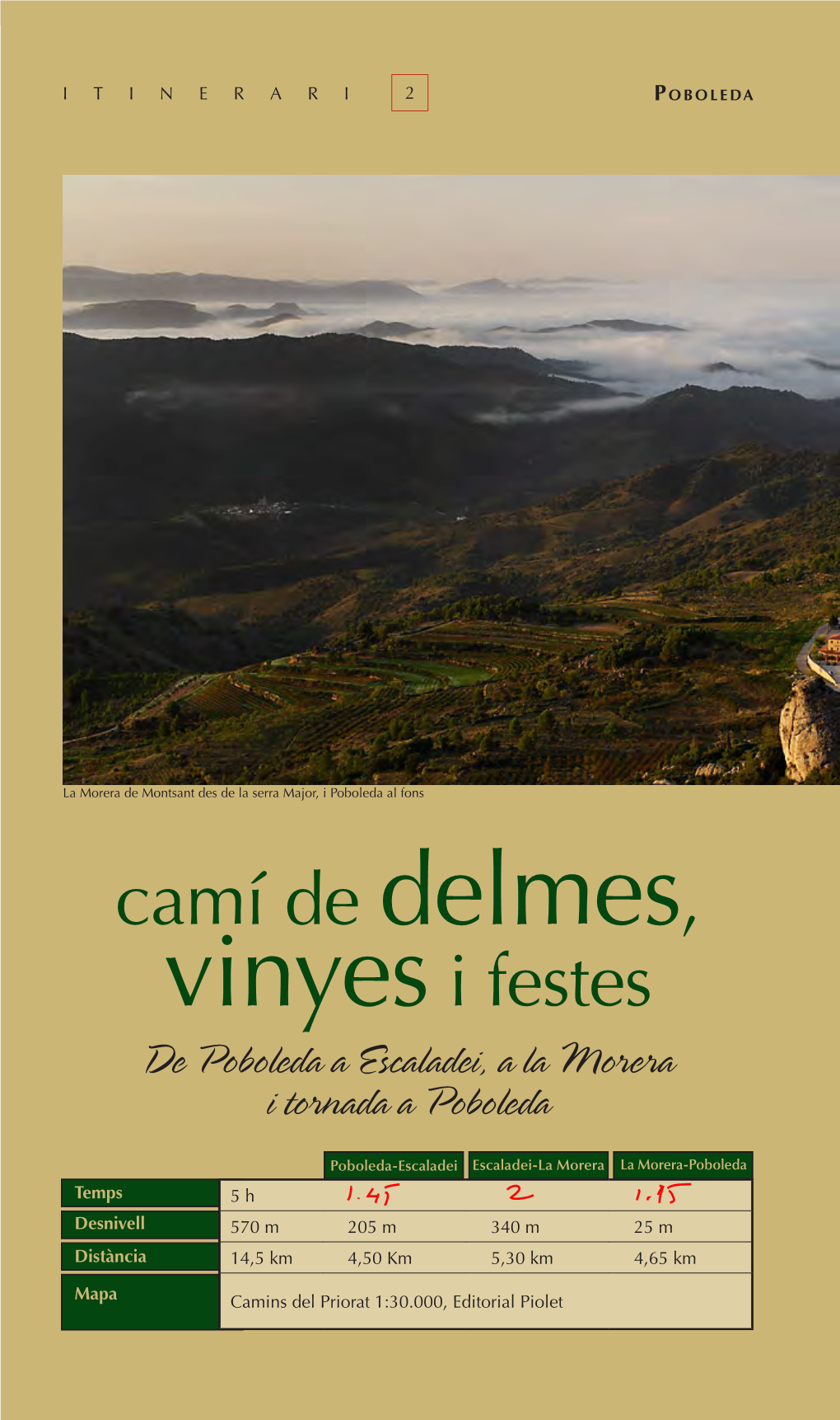 Camí De Delmes, Vinyesi Festes
