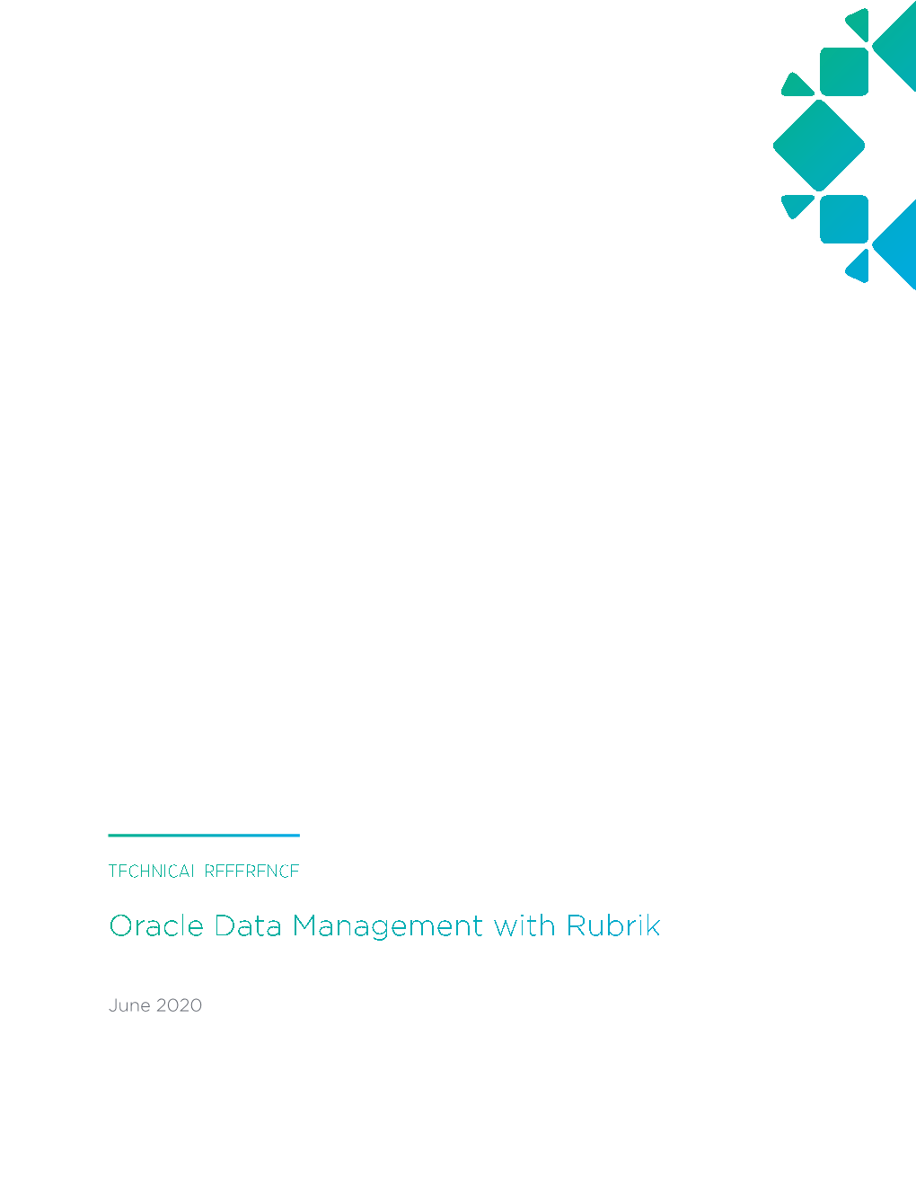 Oracle Data Management with Rubrik