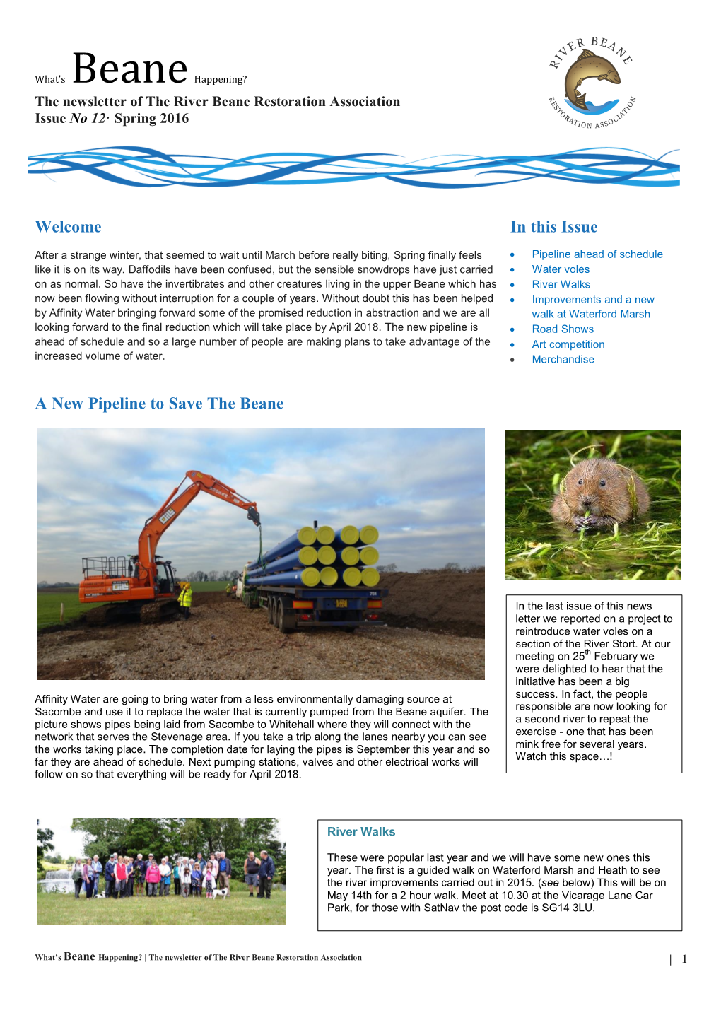 Welcome a New Pipeline to Save the Beane in This Issue