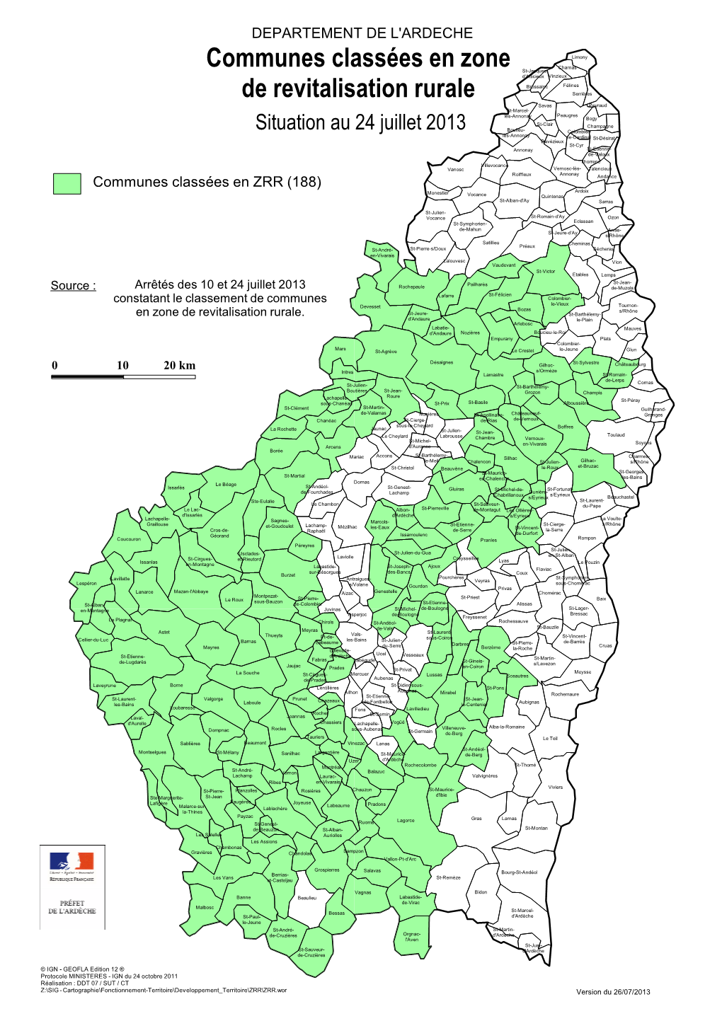 Communes Classées En Zone De Revitalisation Rurale